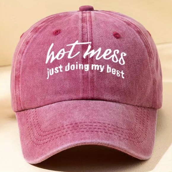 Accessories - HOT MESS 🧢 JUST DOING MY BEST Hat